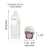 Big Dot of Happiness Rodeo Cowgirl - Cupcake Decoration - Pink Western Party Cupcake Wrappers and Treat Picks Kit - Set of 24