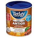 Tetley Super Herbal Antiox Tea: Apple, Cinnamon & Turmeric with Vitamin C - 20 Tea Bags, 40 Grams, Naturally Caffeine Free