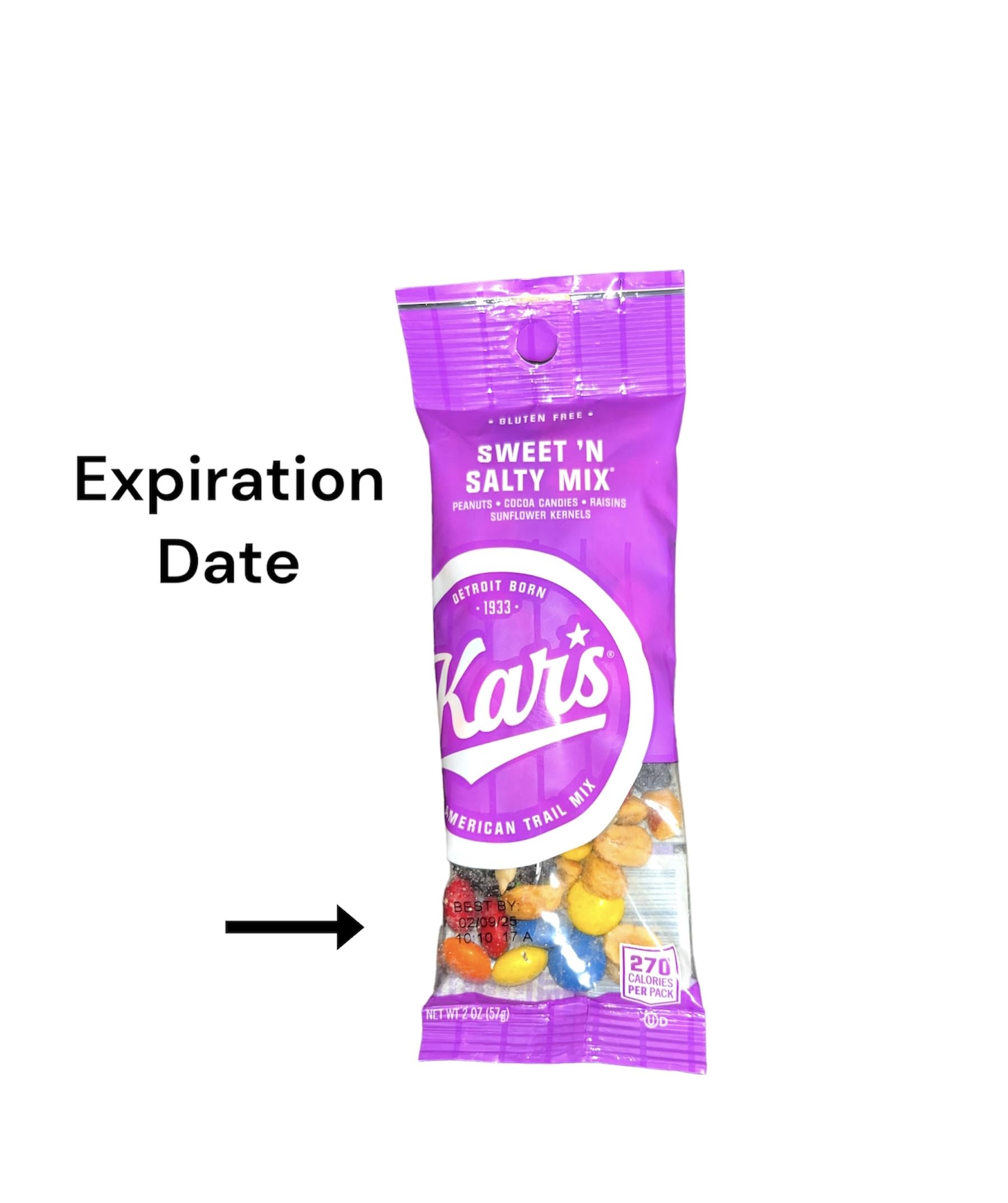 Kar's Trail Mix, Sweet 'N Salty, 2oz Pouches (10 Count)