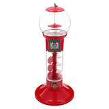 Vending Machine,Twister Ball Dispenser,Spiral Fun Gumball Bank Red Twister Ball Dispenser for Small Twister Balls,Capsule Toys