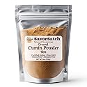 SavorSatch Ground Cumin Powder - 4 oz Stand-Up Resealable Pouch | Warm Earthy Spice for Cooking, Chili, Curry & Mexican Dishes | Certified Kosher