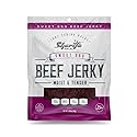Sharifa Halal Beef Jerky, Sweet BBQ, (1) 2.85 oz. Bag - Great Everyday Halal Jerky Beef Meat Snack, 100 % Real Zabiha Halal Beef, 12g of Protein, 80