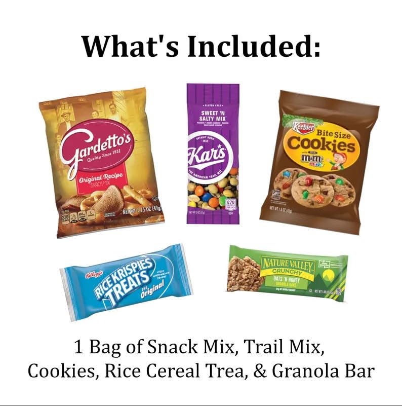 Feel Better Care Package and Get WEll Soon Gift Basket with Puzzle Book, Games, Snack Mix, Cookies, Hydration & Comfort Essentials for Recovery