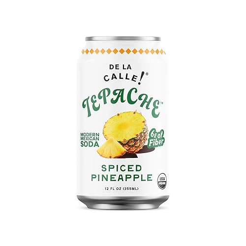 De La Calle Organic Traditional Pineapple Spice Tepache, 12 FZ