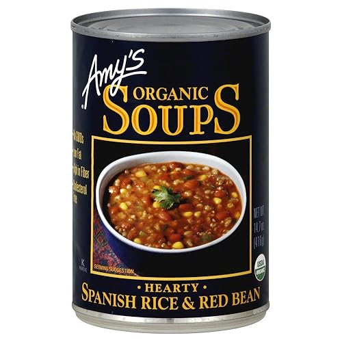 Amys, Soup Spnsh Rice&Red Bean, 14.7 OZ (Pack of 24)