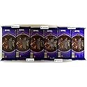 Choceur Dark Chocolate with Almonds Smooth Dark Chocolate with Roasted Almonds 49% Cocoa 5.29oz 150g (Pack of Six)