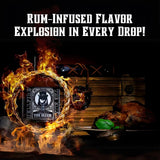 Hellfire The Elixir Hot Sauce, Gourmet, Award-Winning Fruit-Based Sauce, Made with Super Hot Peppers and Caribbean Spiced Rum, 5 oz.