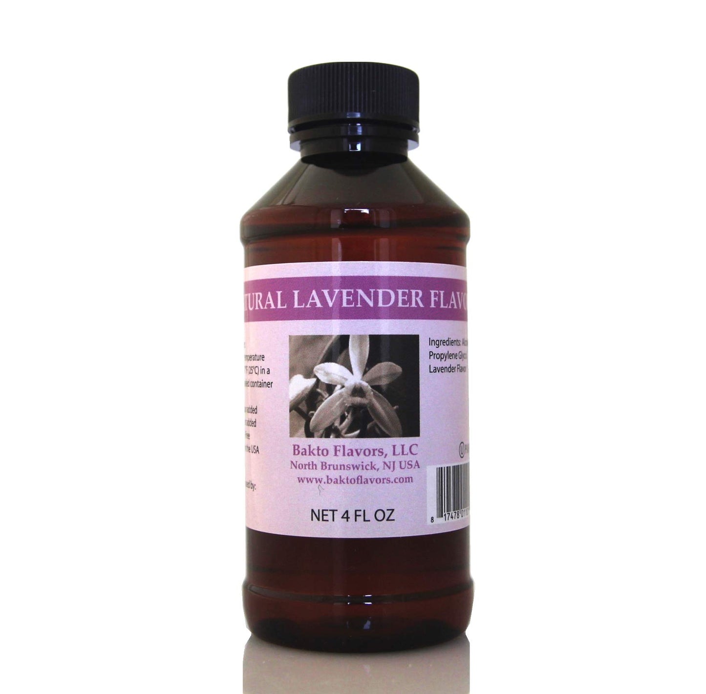 Bakto Flavors Natural Lavender Flavor, 4 Fluid Ounces