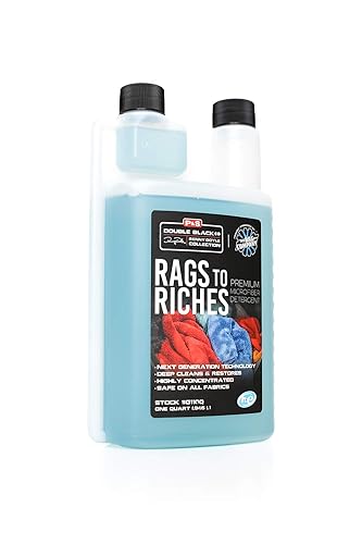 P & S PROFESSIONAL DETAIL PRODUCTS - Rags to Riches - Premium Microfiber Detergent, Deep Cleans and Restores, Safe on All Fabrics, Highly