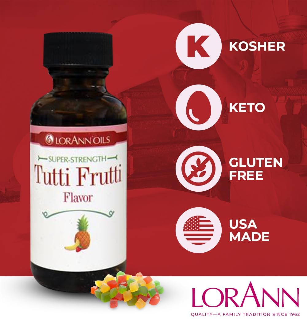 LorAnn Oils Super Strength Flavoring - Used For Candy Making, Flavoring, Baking, Hard Candy, & Flavor Oils - Bold, Natural Flavors 4X Stronger Than