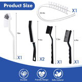 6 Pcs Washing Machine Cleaning Brush Kits, Front Load Washer Cleaner Brushes Tools - 1 Pcs Drum Laundry Cleaning Brush and 5 Pcs Crevice Cleaning