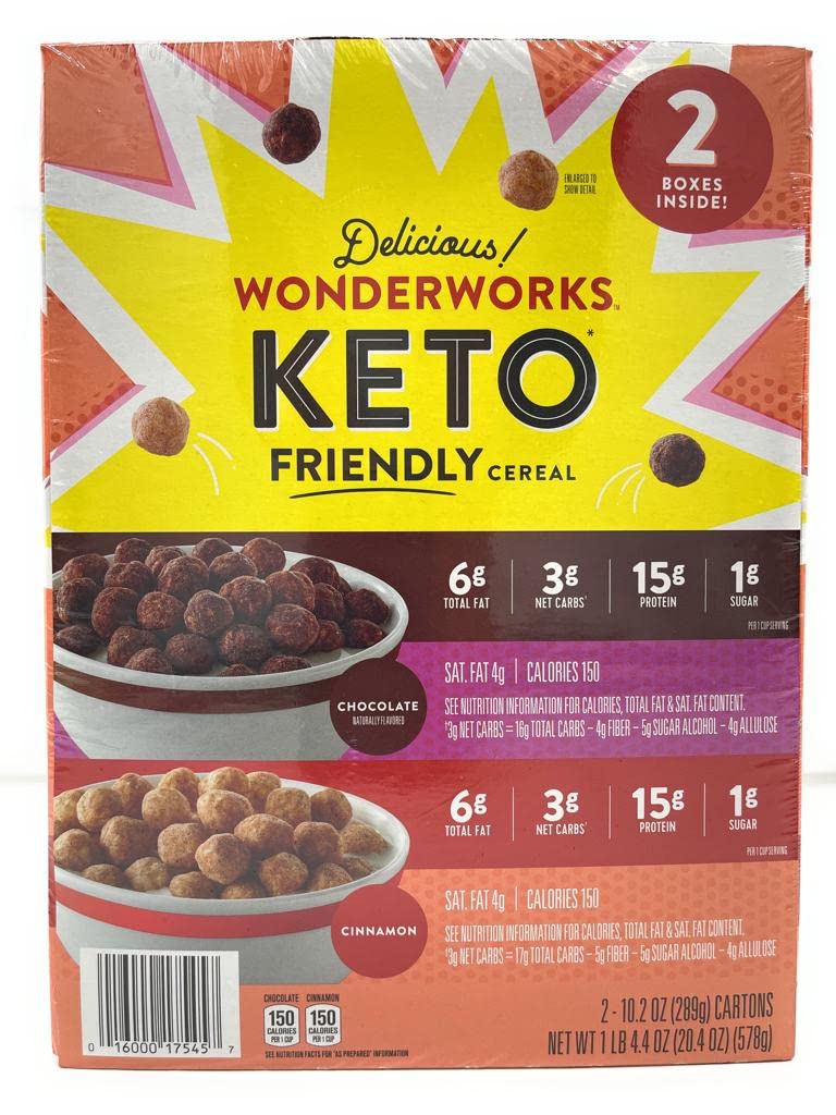 General Mills Wonderworks Keto Friendly Cereal (Pack of 2)