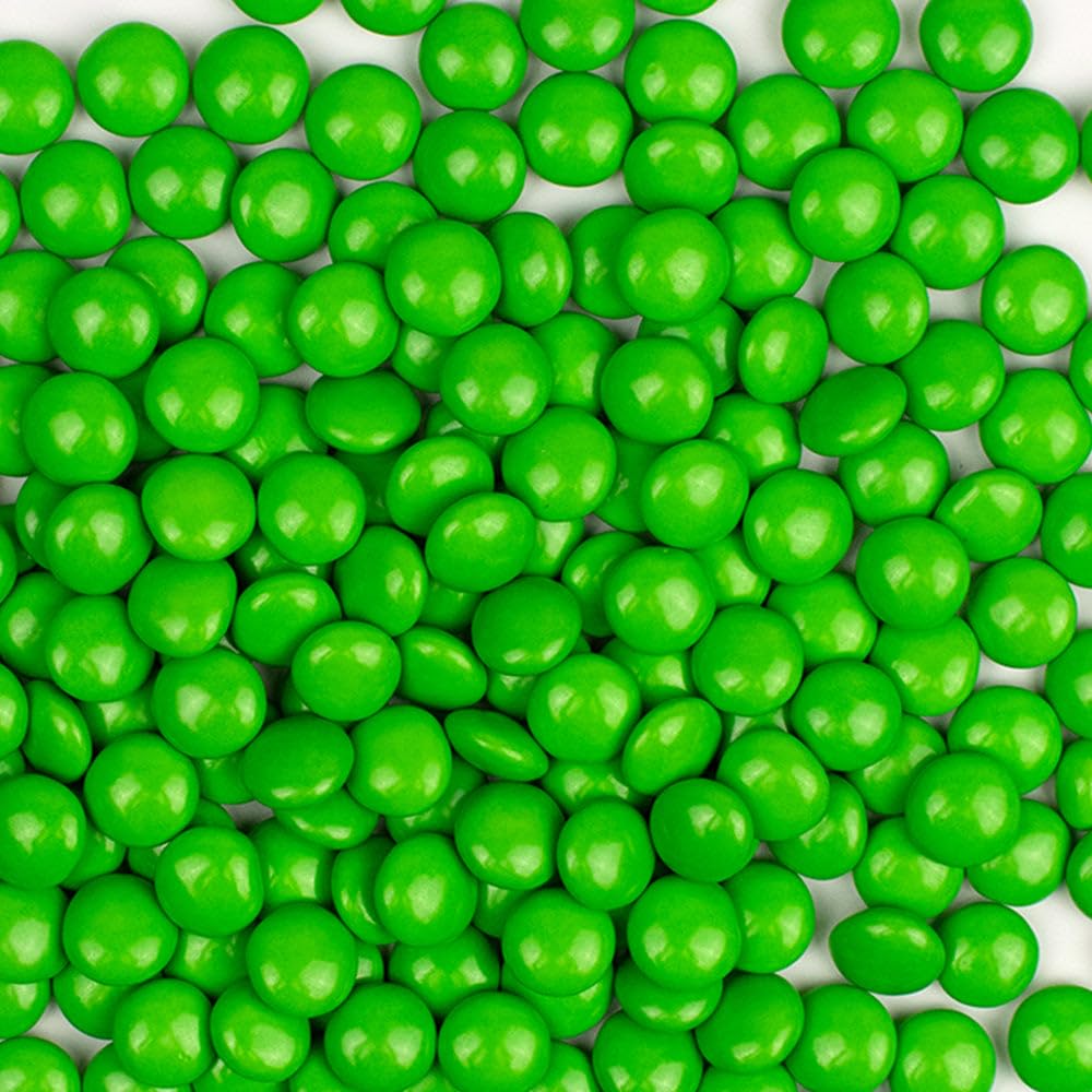 1,060ct Green Bulk Just Candy Chocolate Coated Candy Gem Treats (2.5lb)