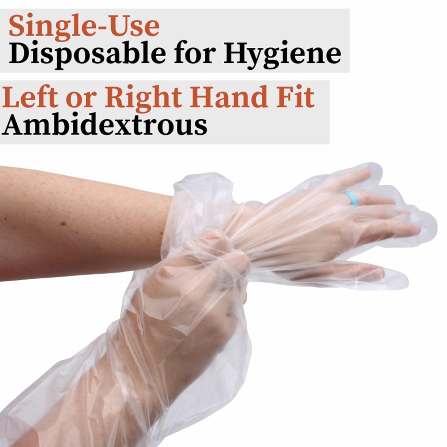 IVS 36" Veterinary OB Gloves - Clear Disposable Shoulder-Length Sleeves with Neck Strap for Calving, Breeding & Livestock Exams | 1 Mil Polyethylene
