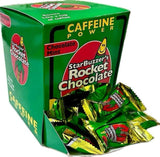Rocket Chocolate Milk Chocolate Mint Flavored Caffeinated Chocolate Truffles, 50 count, Mini