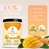 Bionutricia Mango Extract Powder, 20:1 Concentration Extraction, Add to Smoothies, Tea & Baking, Natural Antioxidant & Vitamin A, No Sugar Added