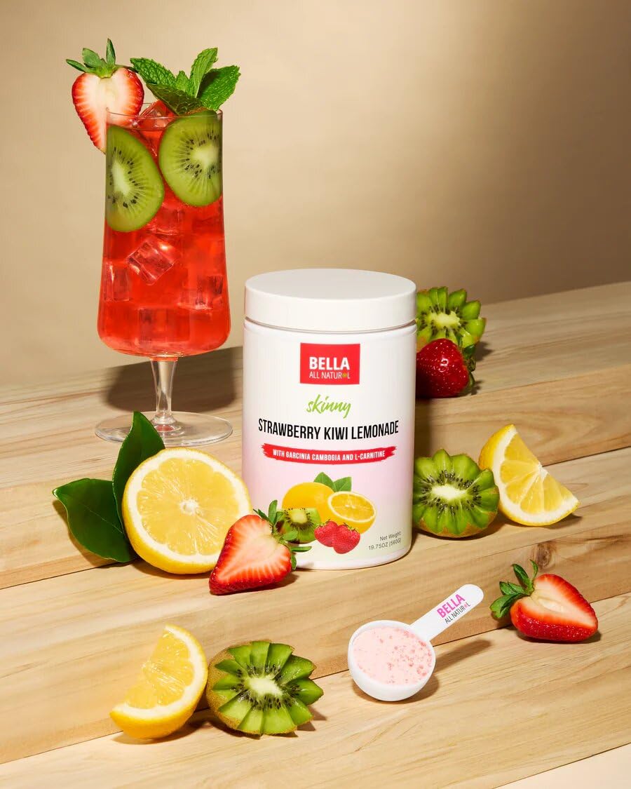 Bella All Natural Skinny Lemonades (19.75 Ounce, Strawberry Kiwi)
