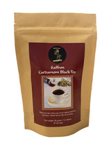 Organic Saffron Organic Ginger Herbal Tea - for better health and wellness (Pack of 1, Saffron Cardamom Black Tea)