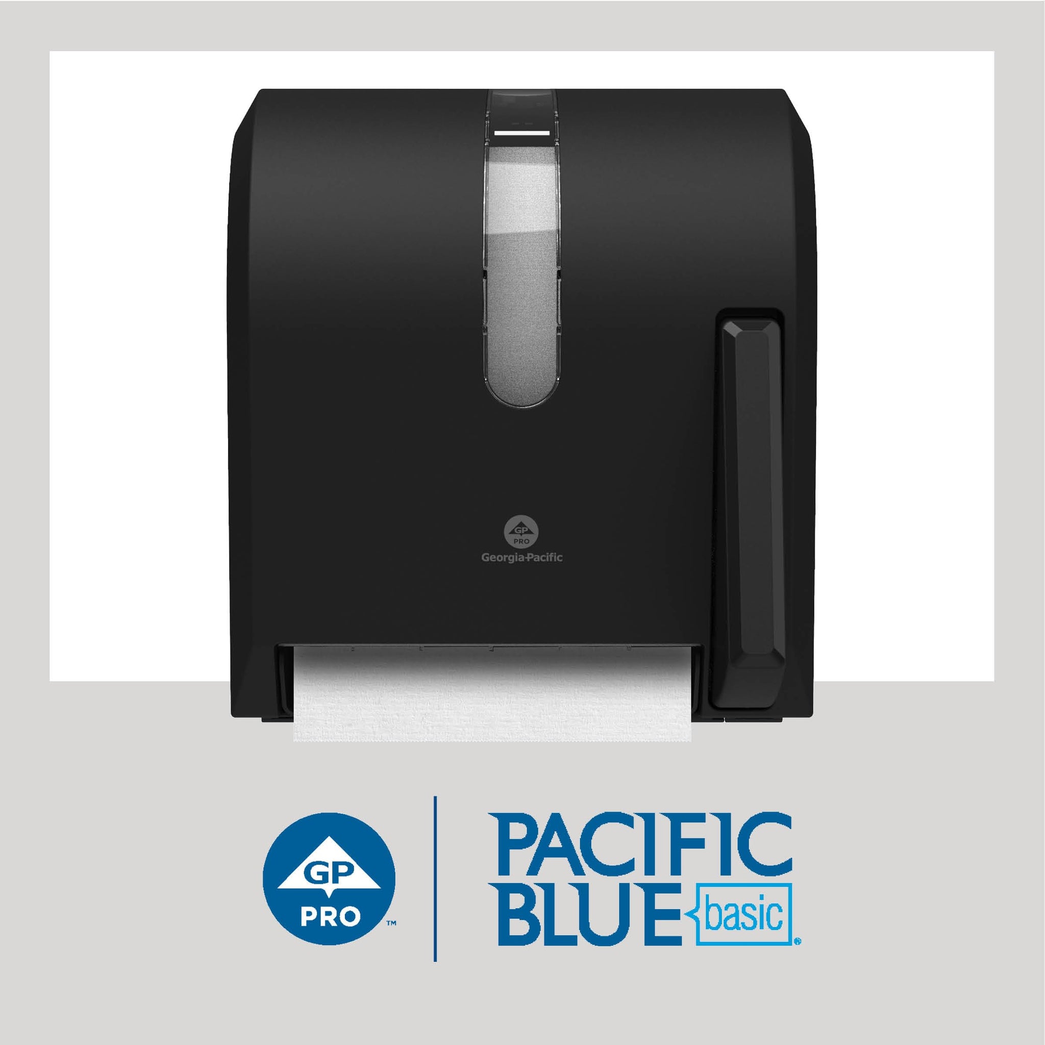 Pacific Blue Basic Recycled Paper Towel Rolls (previously branded Envision) by GP PRO (Georgia-Pacific), White, 26601, 800 Feet Roll (Pack of 1)