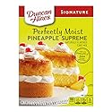 Duncan Hines Moist Deluxe Premium Cake Mix, Pineapple Supreme/Pastel de Piña Supremo, 16.5 Ounces