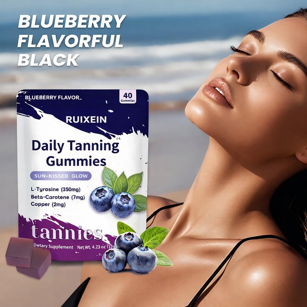 Blueberry Vitamin Gummies are rich in Vitamin D3 and various minerals. This dietary supplement features a natural plant-based formula that supports