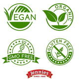 Jennies USDA Organic Coconut, Cacao Nibs and Dark Chocolate Bites, Raw, Plant-Based, Vegan, Certified Gluten Free, Non-GMO, Sulfite Free, OU Kosher