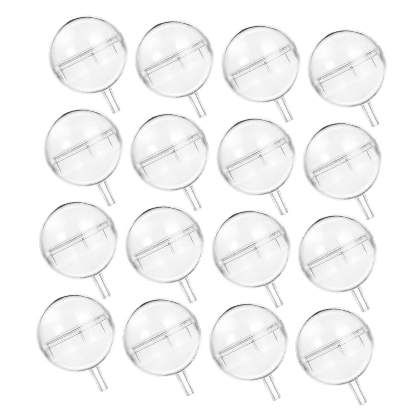 KOCKSHION 30pcs Transparent Chocolate Box Round Plastic Candy Holder for Party Wedding Valentine's Day Clear Display for Chocolates Treats Bouquets