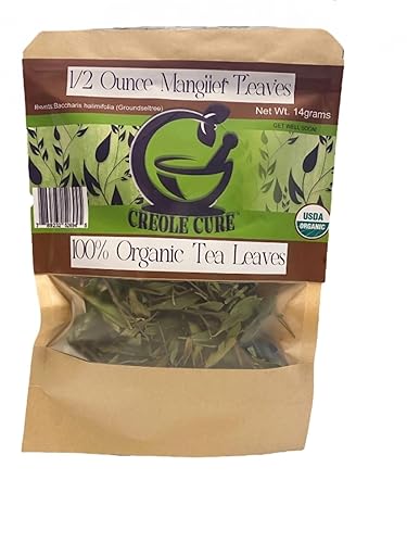 CreoleCure - 1/2 Oz - Whole Manglier Tea Leaves -Wellness Tea - 100% Organic