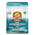 Queen Elephant Premium Organic White Jasmine Rice 2lbs Bag | Product of Thailand | USDA Certified Organic, Non-GMO, Kosher, Vegan & Gluten Free