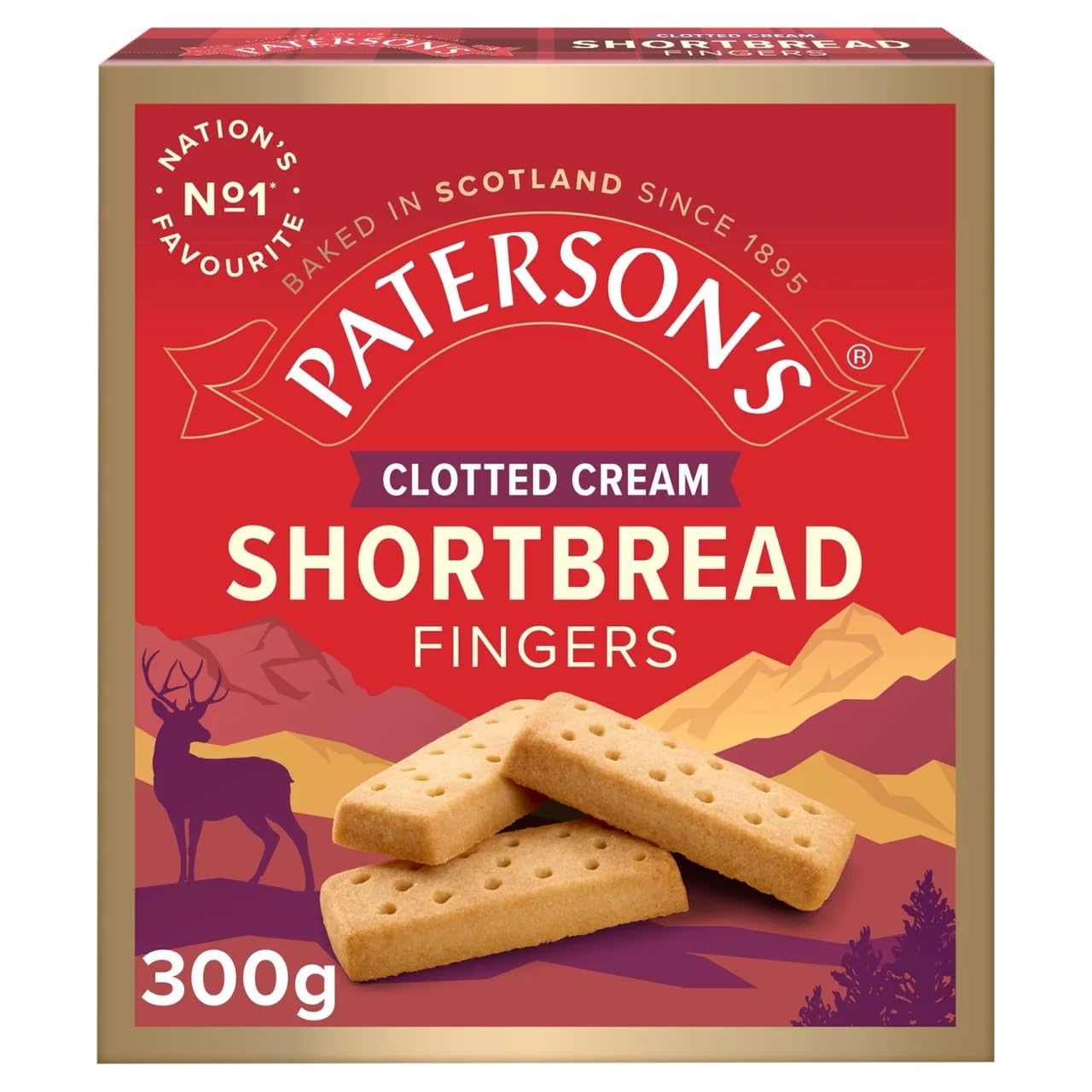 Paterson Shortbread Fingers 300g (Pack of 1)