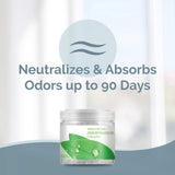 SMELLS BEGONE 14oz Crystal Odor Eliminator - Absorb & Eliminate Odors in Homes, Offices, Bathrooms, Basements, Garage, Cars, RVs & Boats - Remove