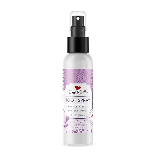 Wabi Whiffs Room and Bathroom Toot Sprays (Purple Fields)