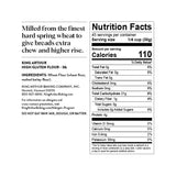 King Arthur High Gluten Flour, Contains Wheat Flour (wheat flour, malted barley flour) High Protein, 3 lb, White, 48 Ounces