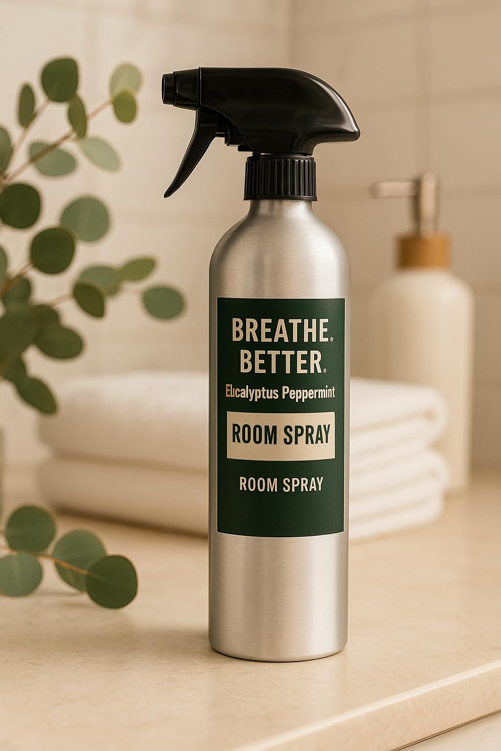 Breathe. Better.™ Eucalyptus & Peppermint Room Mist - Home Fragrance - Odor Eliminator + Air Freshener - 20 oz