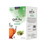 QuikTea Cardamom Tea Bags - 72 Count - Premium Assam Tea Paired with Warm and Soothing Cardamom Extracts. All Natural, Preservative Free - Easy
