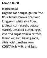 WOW Baking Company Gluten-Free Cookies, Lemon Burst, 8 Ounce (Pack of 6)