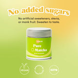 GOLDE Pure Matcha - Ceremonial Grade Organic Matcha Powder - Japanese Green Tea - Smooth, Vibrant Matcha for Tea, Lattes & Smoothies - Vegan, Gluten