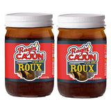 Ragin' Cajun Authentic Roux - 16 oz Jar - Pack of 2, No MSG - Louisiana Cajun Base for Gumbo, Stews & Gravies, Easy to Use