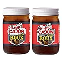 Ragin' Cajun Authentic Roux - 16 oz Jar - Pack of 2, No MSG - Louisiana Cajun Base for Gumbo, Stews & Gravies, Easy to Use