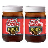 Ragin' Cajun Authentic Roux - 16 oz Jar - Pack of 2, No MSG - Louisiana Cajun Base for Gumbo, Stews & Gravies, Easy to Use