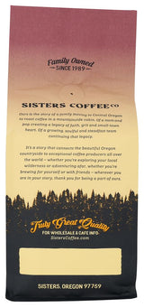 SISTERS COFFEE COMPANY Sisters Blend - Medium Roast Whole Bean - 100% Arabica - 12 Ounce Bag, Tasting Notes of Brown Sugar, Toasted Walnut, Cinnamon