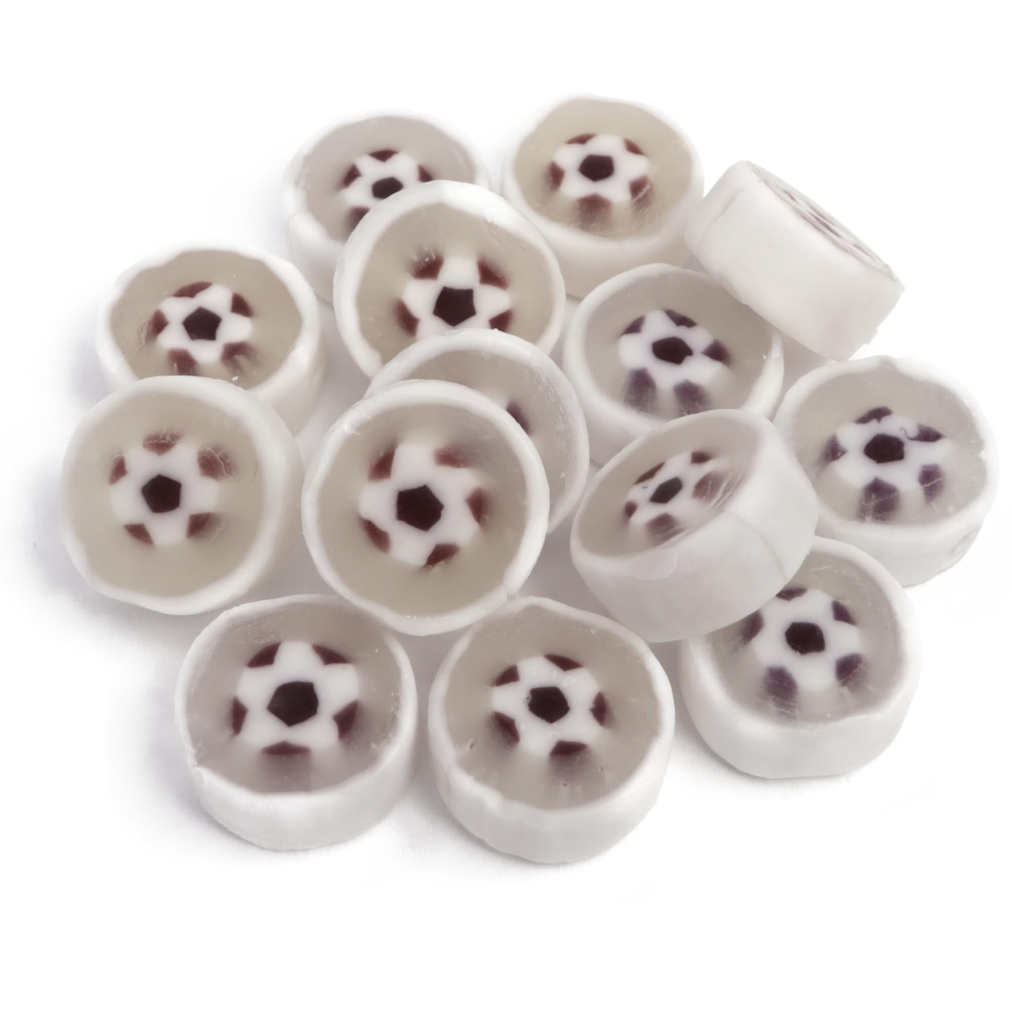 Soccer Ball Candy, Individually Wrapped Sports Treats, Bulk Team Party Favor Snacks, 1 Pound Box, 110 Pieces