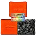 The Original Magic Jetz-Scrubz J27 Kitchen Scrubber Sponge Rectangle, Pack of 3 (Orange)