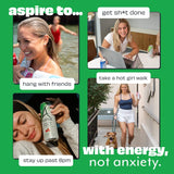 ASPIRE® Apple Acai, Healthy Energy Drink 80mg Natural Caffeine, Zero Sugar No Carbs Keto Friendly, 12 Pack Green Tea Sugar Free Drink Low Caffeine