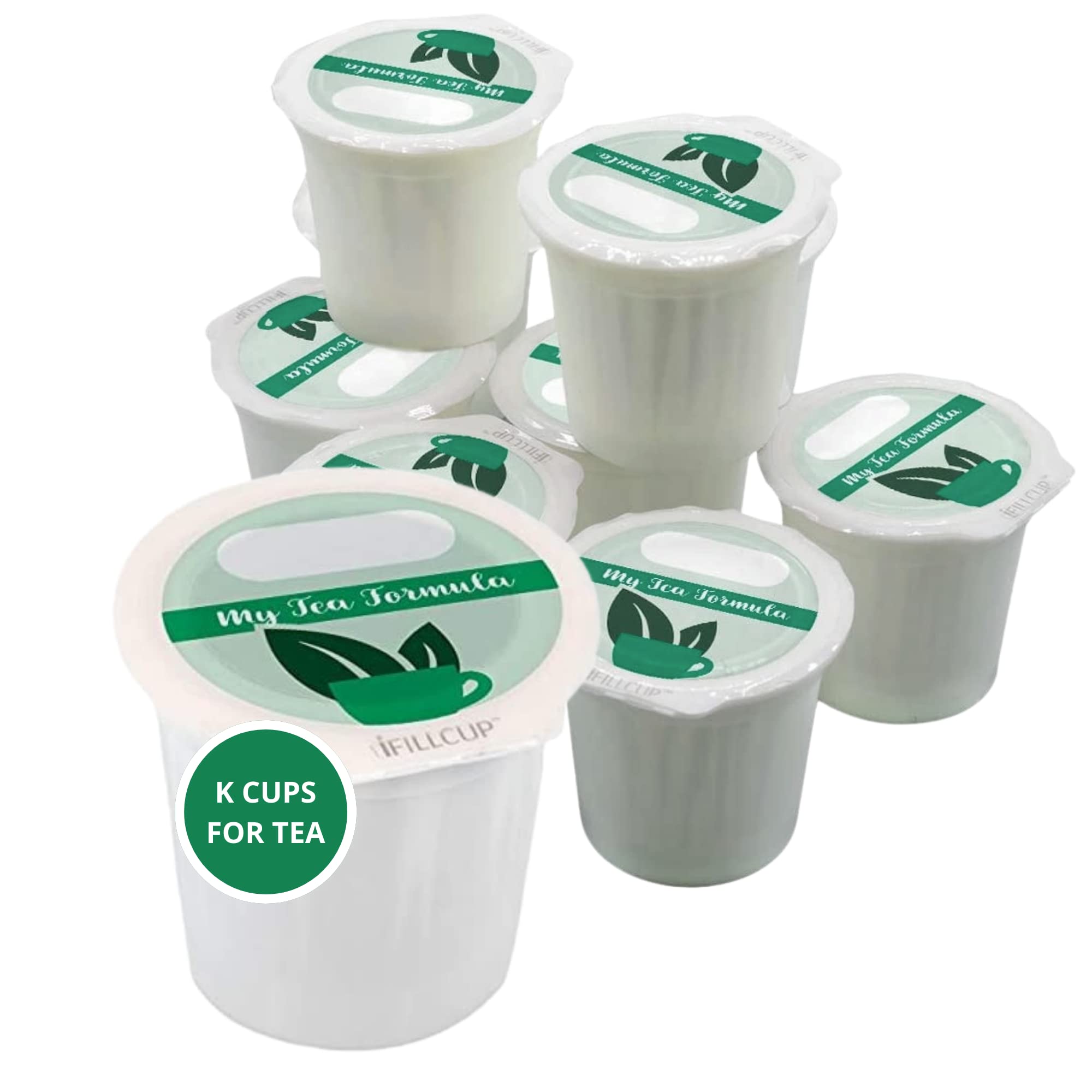 iFillTea 24 Pack - fillable single-serve coffee pods for use in Keurig brewers. Fill your own fresh tea in these airtight pods for a great tasting