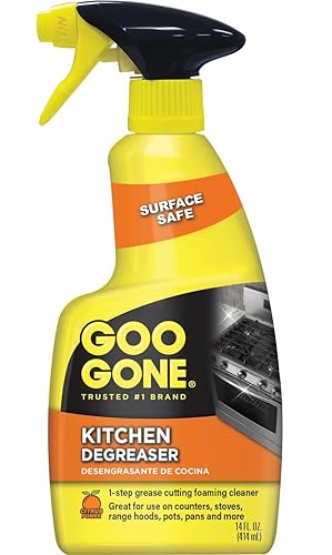 Goo Gone Degreaser - Removes Kitchen Grease, Grime and Baked-on Food - 14 Fl. Oz. - 2047