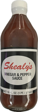 Shealy's Bar-b-que BBQ Vinegar & Pepper Sauce - 16 Fl Oz