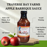 Traverse Bay Farms BBQ Sauce (Apple, 2 Bottles)