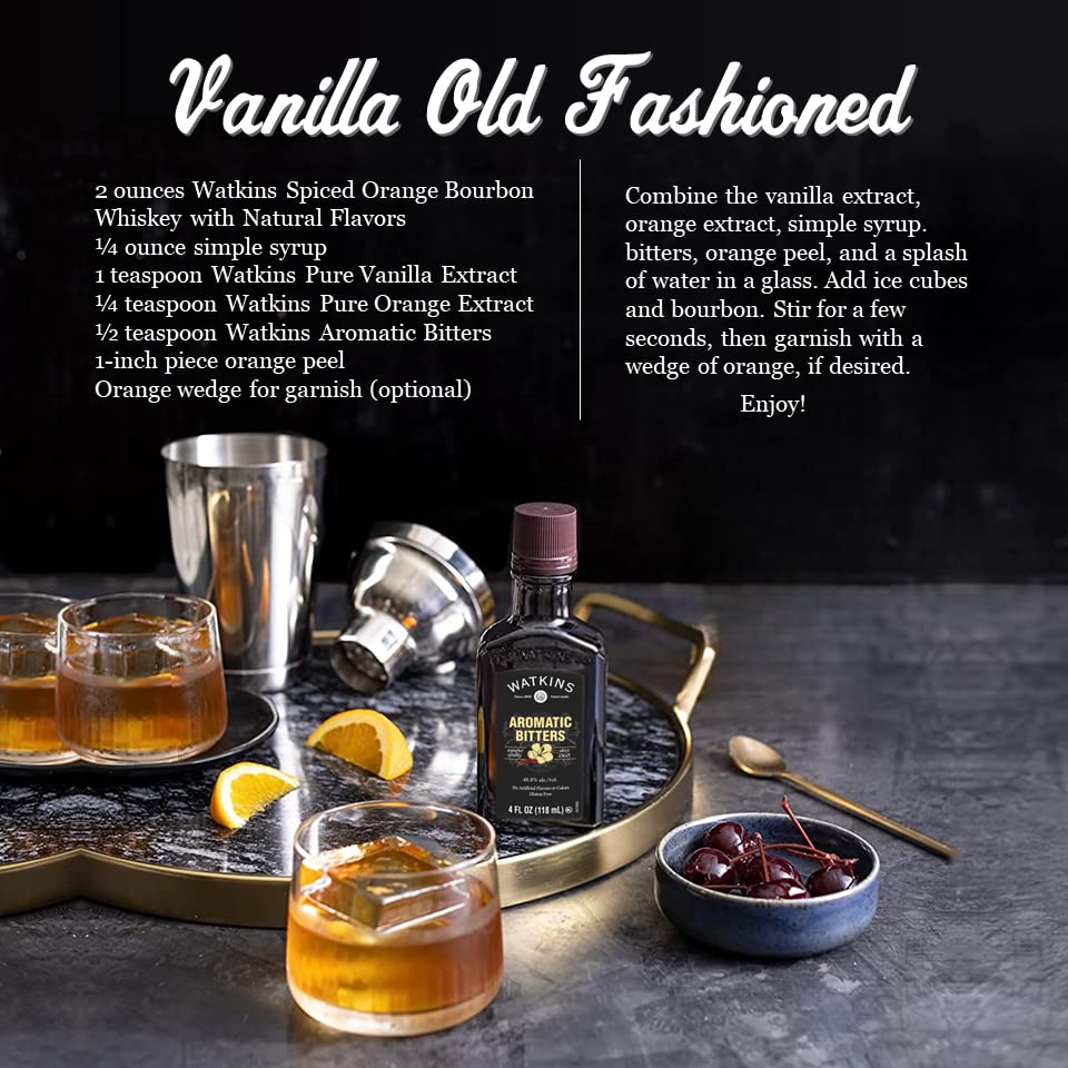 Watkins Aromatic Cocktail Bitters, 4 Oz.