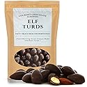 Elf Turds Dark Chocolate Almonds - Kepperton Gourmet Chocolate Almonds - Funny Holiday Candy Gifts for Teens Stocking Filler